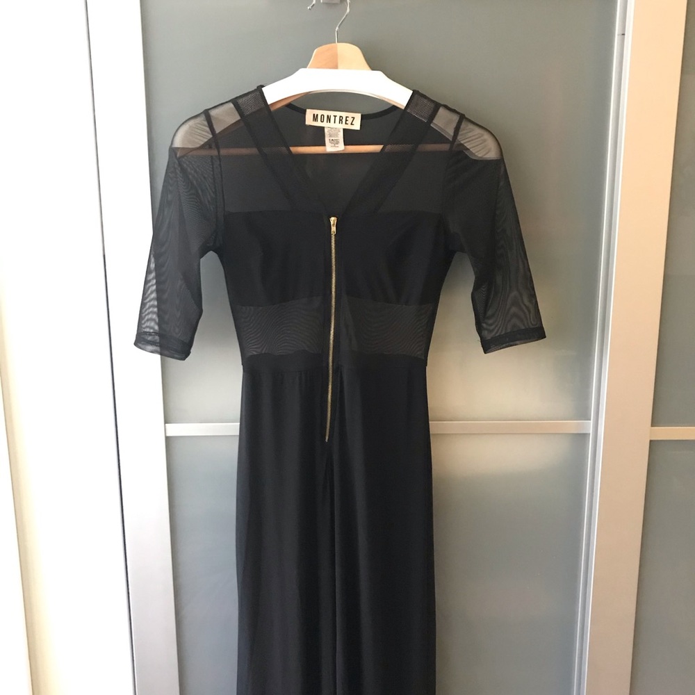 Sexy part sheer jumpsuit